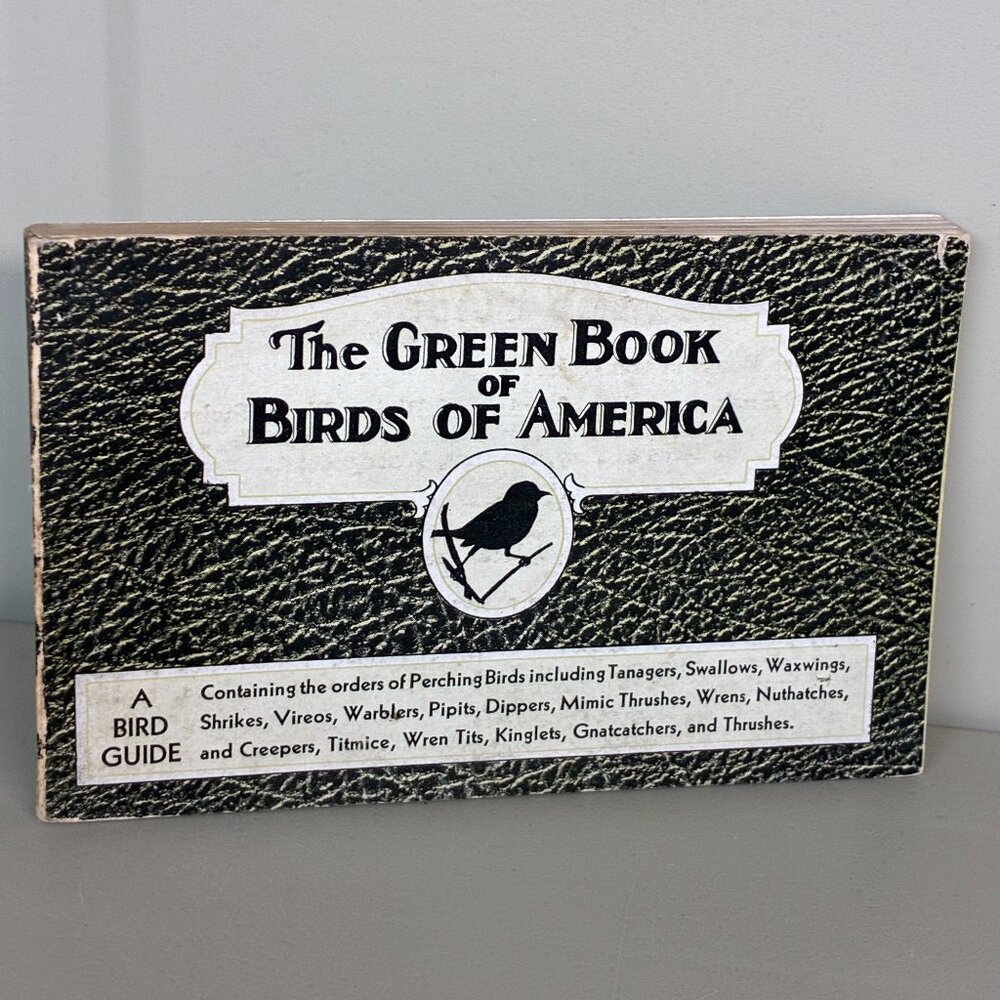 1931 Green Book Of BIRDS of AMERICA Booklet, Whitman Publishing